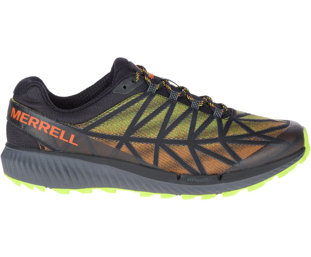 Buty Sportowe Merrell Męskie Czarne/Zielone - Agility Synthesis 2 - 643258-UCI